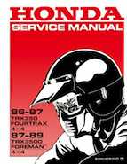1987 Honda trx350 service manual #2