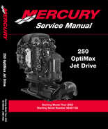 2002 Mercury OptiMax 250 Jet Drive Service Manual