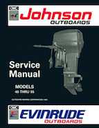 50HP 1992 E50TELEN Evinrude outboard motor Service Manual