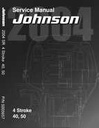 50HP 2004 50PL4 Johnson outboard motor Service Manual