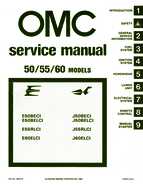 50HP 1981 J50BELCI Johnson outboard motor Service Manual