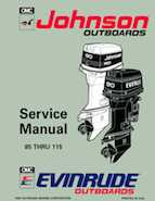 1993 90HP E90JLET Evinrude outboard motor Service Manual