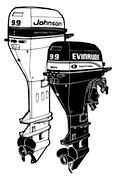 1996 15HP J15FWED Johnson outboard motor Service Manual