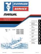 1977 9.9HP 10755 Evinrude outboard motor Service Manual