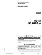 2003 DS 650 /DS 650 Baja Parts Catalog