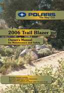 2006 Polaris ATV Trail Blazer Owners Manual