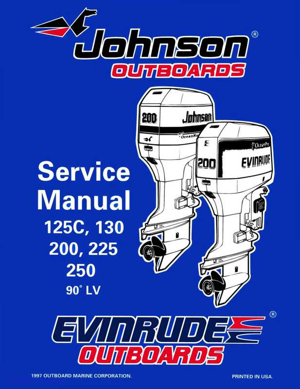 1998 Evinrude 90 Spl Manual