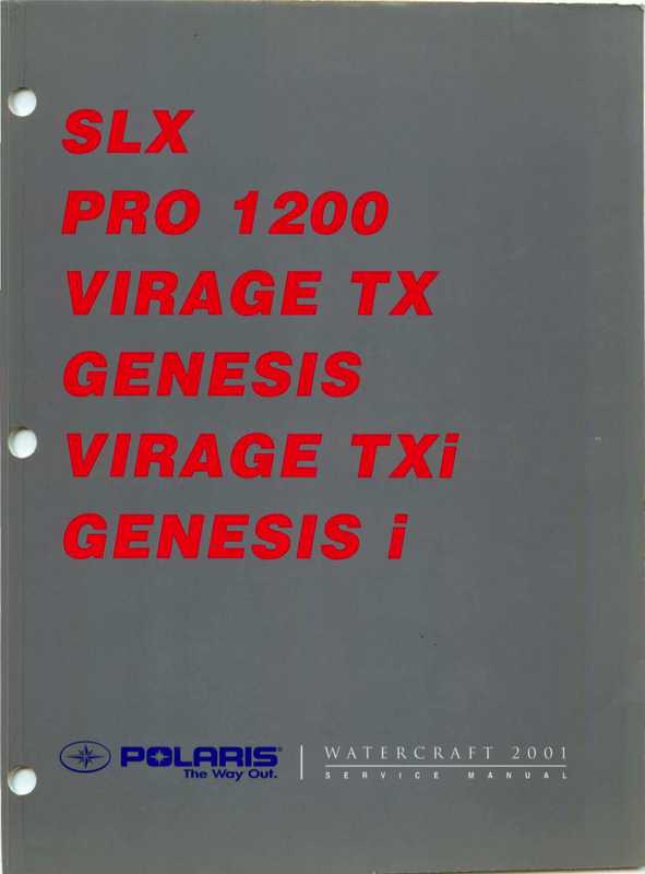 2001 polaris virage tx service manual